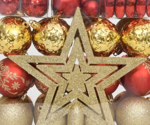 Μπάλες - Κορυφές - Ποδιές Χριστουγεννιάτικου Δέντρου