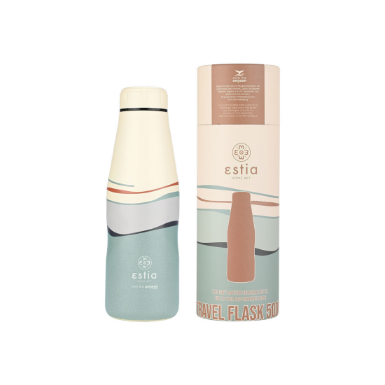 ΘΕΡΜΟΣ TRAVEL FLASK SAVE THE AEGEAN 500 ml ECOZEN HORIZON ΘΕΡΜΟΣ TRAVEL FLASK SAVE THE AEGEAN 500 ml ECOZEN HORIZON