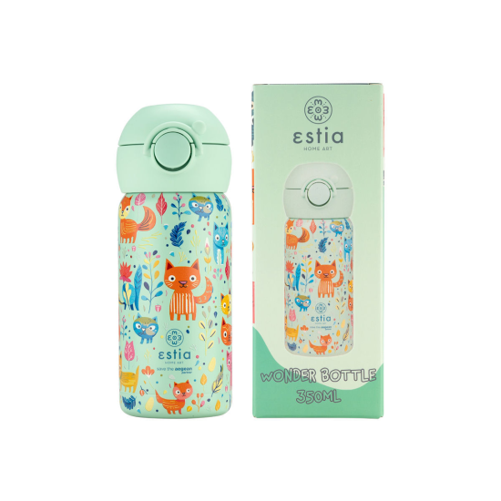 ΘΕΡΜΟΣ ΠΑΙΔΙΚΟ WONDER BOTTLE SAVE THE AEGEAN 350ml FELINE FOLIAGE