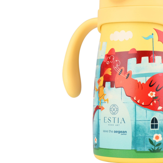 ΘΕΡΜΟΣ ΠΑΙΔΙΚΟ BUBBLE BOTTLE SAVE THE AEGEAN 300ml FORTRESS DRAGON