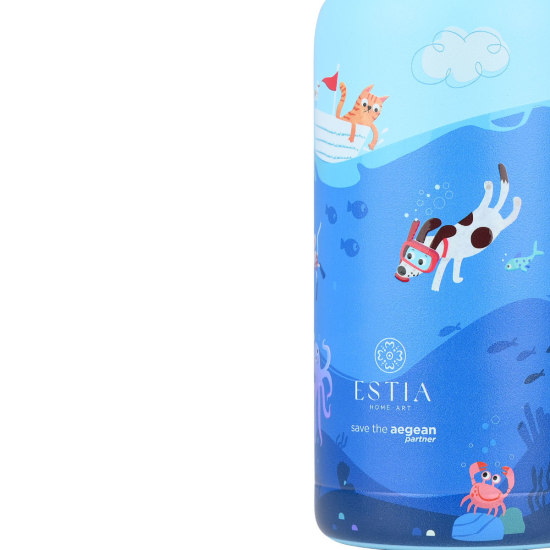 ΘΕΡΜΟΣ ΠΑΙΔΙΚΟ WONDER BOTTLE SAVE THE AEGEAN 350ml OCEAN PLAY