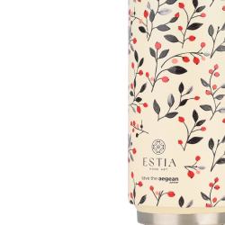 ΘΕΡΜΟΣ TRAVEL CUP SAVE THE AEGEAN 500ml BLOOM BEIGE