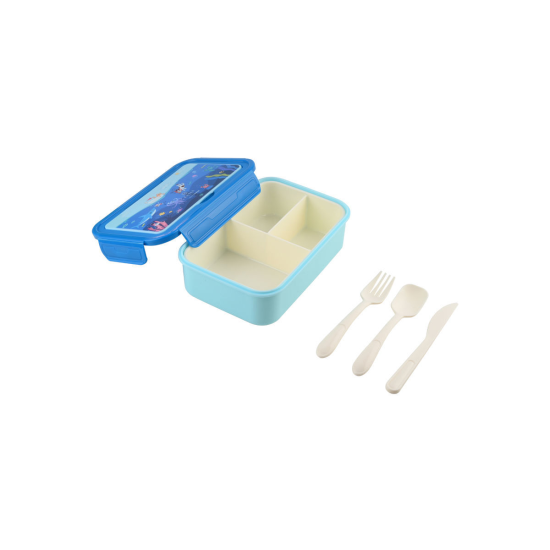 ΠΑΙΔΙΚΟ ΦΑΓΗΤΟΔΟΧΕΙΟ SAVE THE AEGEAN 1400ml ΜΕ 3 ΘΗΚΕΣ OCEAN PLAY