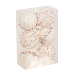 ΜΠΑΛΑ ΠΛΑΣΤΙΚΗ ΛΕΥΚΗ ΓΥΑΛΙΣΤΕΡΗ 8cm 2ΣΧ (ΤΙΜΗ ΤΕΜΑΧΙΟΥ)