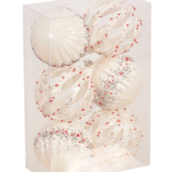 ΜΠΑΛΑ ΠΛΑΣΤΙΚΗ ΛΕΥΚΗ ΓΥΑΛΙΣΤΕΡΗ 8cm 2ΣΧ (ΤΙΜΗ ΤΕΜΑΧΙΟΥ)