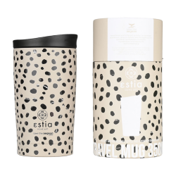 ΘΕΡΜΟΣ TRAVEL MUG SAVE THE AEGEAN 350ml LEOPARD TAUPE