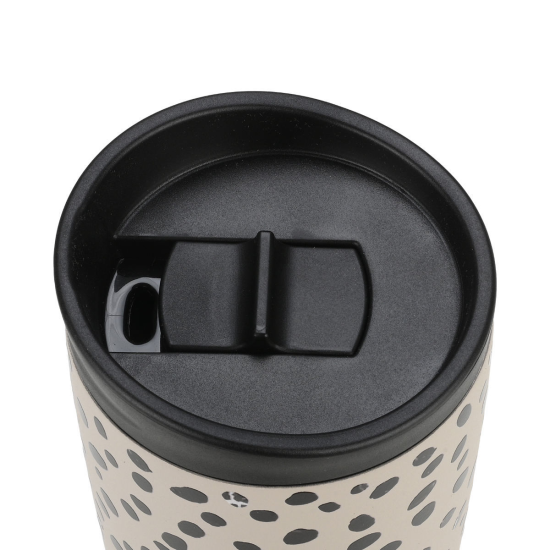 ΘΕΡΜΟΣ TRAVEL MUG SAVE THE AEGEAN 350ml LEOPARD TAUPE