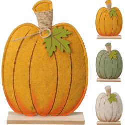 Κολοκύθα από Ύφασμα σε Βάση 18x25cm 3 Σχδ