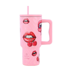 ΘΕΡΜΟΣ STRAW TUMBLER XL SAVE THE AEGEAN 900ml BLUSH POP