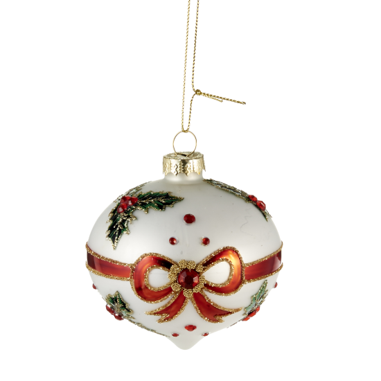 ΓΥΑΛΙΝΗ ΜΠΑΛΑ ΛΕΥΚΗ ΜΕ ΦΙΟΓΚΟ 8ΕΚ