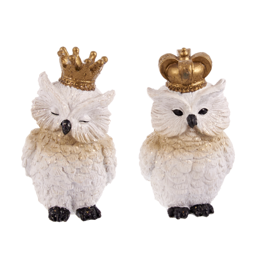 ΚΟΥΚΟΥΒΑΓΙΑ  ΠΟΛΥΡΕΖΙΝΗΣ 2 ΑΣΣ ΛΕΥΚΟ-ΧΡΥΣΟ 7,5Χ7Χ13CM