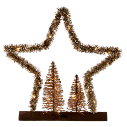 ΕΠΙΤΡΑΠΕΖΙΟ ΔΙΑΚ/ΚΟ ΑΣΤΕΡΙ/ΗΜΙΚΥΚΛΙΟ ΧΡΥΣΟ 37CM 40LED