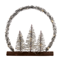 ΕΠΙΤΡΑΠΕΖΙΟ ΔΙΑΚ/ΚΟ ΑΣΤΕΡΙ/ΗΜΙΚΥΚΛΙΟ ΑΣΗΜΙ 37CM 40LED