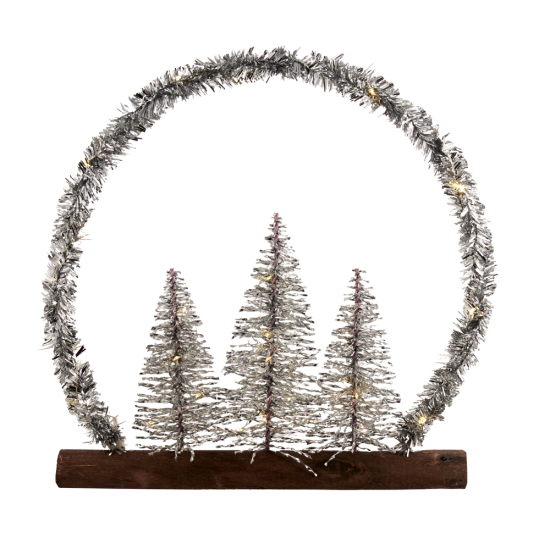 ΕΠΙΤΡΑΠΕΖΙΟ ΔΙΑΚ/ΚΟ ΑΣΤΕΡΙ/ΗΜΙΚΥΚΛΙΟ ΑΣΗΜΙ 37CM 40LED