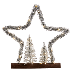 ΕΠΙΤΡΑΠΕΖΙΟ ΔΙΑΚ/ΚΟ ΑΣΤΕΡΙ/ΗΜΙΚΥΚΛΙΟ ΑΣΗΜΙ 37CM 40LED