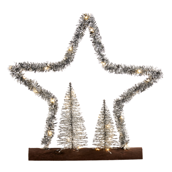 ΕΠΙΤΡΑΠΕΖΙΟ ΔΙΑΚ/ΚΟ ΑΣΤΕΡΙ/ΗΜΙΚΥΚΛΙΟ ΑΣΗΜΙ 37CM 40LED