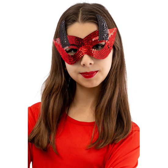 Μάσκα Devil Με Πούλιες