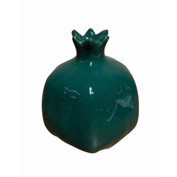 Ρόδι Κεραμικό Πράσινο 9x10cm