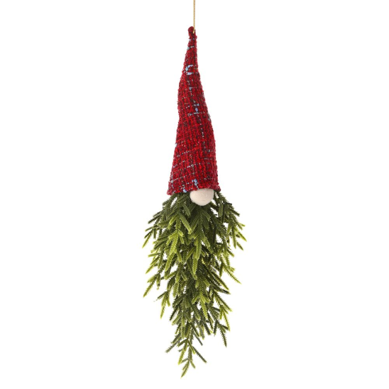 ΧΡ ΚΡΕΜΑΣΤΟ ΠΡΑΣΙΝΟ ΔΕΝΔΡΟ ΝΑΝΟΣ ΜΕ ΚΟΚΚΙΝΟ ΣΚΟΥΦΟ 50ΕΚ