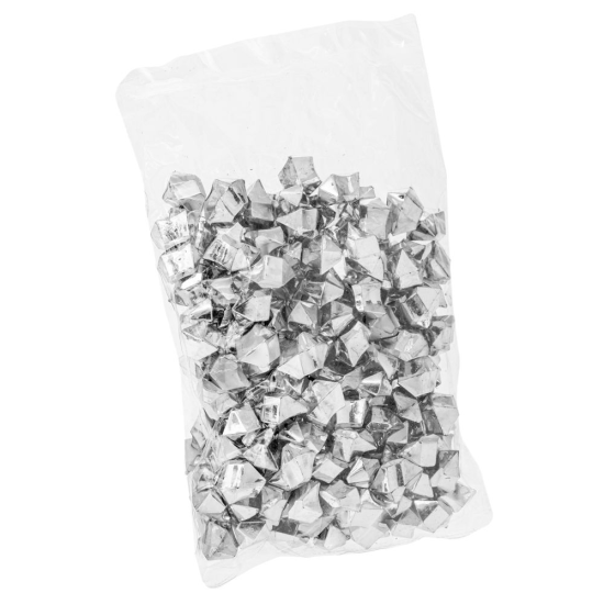 ΔΙ ΑΣΗΜΙ ΠΛΑΣΤΙΚΕΣ ΔΙΑΚΟΣΜΗΤΙΚΕΣ ΠΕΤΡΕΣ 300gr 2Χ2,5 ΕΚ ΣΕ ΣΑΚΟΥΛΑΚΙ