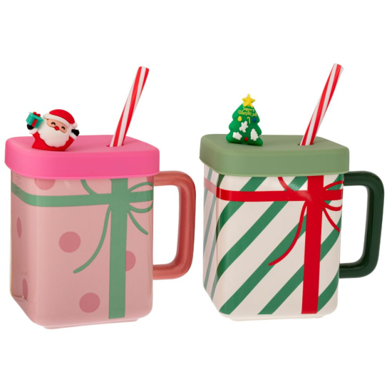 ΧΡ ΚΕΡΑΜΙΚΗ ΚΟΥΠΑ ΜΕ ΚΑΠΑΚΙ & ΚΑΛΑΜΑΚΙ 8Χ10ΕΚ 2 ΣΧΕΔΙΑ