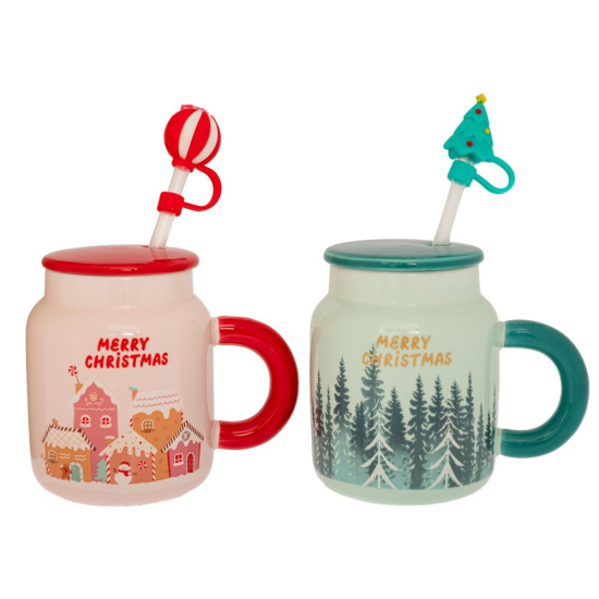 ΧΡ ΚΕΡΑΜΙΚΗ ΚΟΥΠΑ ΜΕ ΚΑΠΑΚΙ & ΚΑΛΑΜΑΚΙ Φ7Χ10ΕΚ 2 ΣΧΕΔΙΑ