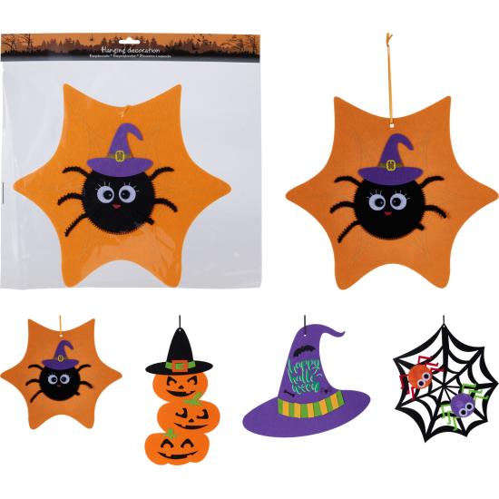 Διακοσμητικό Κρεμαστό Halloween 30x32cm 4Σχδ