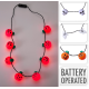 Κολιέ Halloween με LED 94cm 3Σχδ