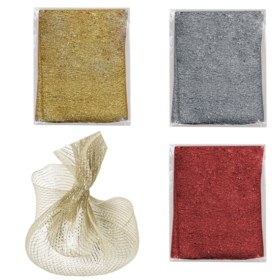 Διχτυωτό Ύφασμα Χριστουγέννων σε Ρολό 3m x 50cm