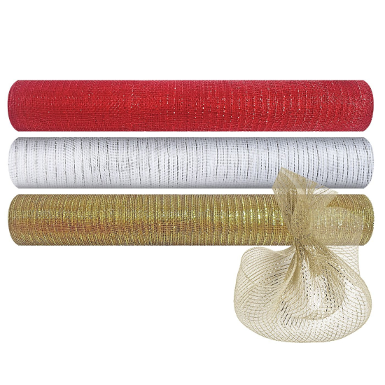 Διχτυωτό Ύφασμα Χριστουγέννων σε Ρολό 3m x 50cm