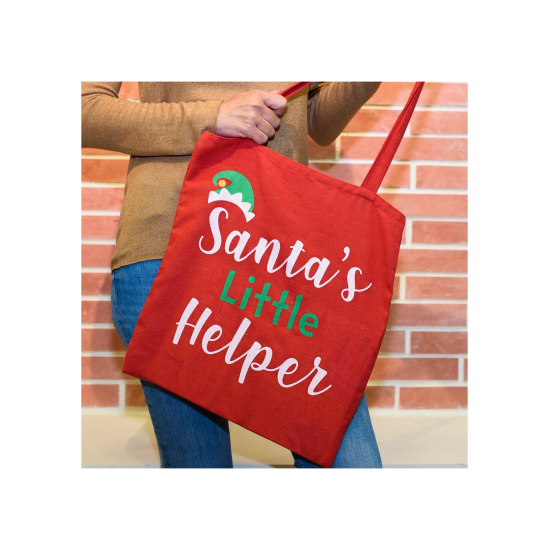 Christmas Shopper Bag - Χριστουγεννιάτικη Τσάντα 3σχ. 36x39εκ.