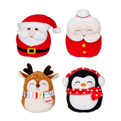 Squishy Χριστουγεννιάτικες Φιγούρες σε 4 σχέδια 17εκ.