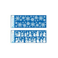 Χριστουγεννιάτικα Αυτοκόλλητα ''Frosted''2σχ. 60x21εκ.
