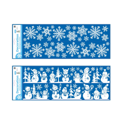 Χριστουγεννιάτικα Αυτοκόλλητα ''Frosted''2σχ. 60x21εκ.