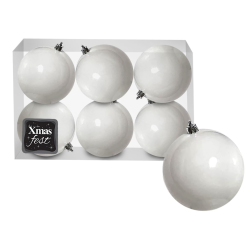 Μπάλες Λευκές φ6 ø6cm (ΤΙΜΗ ΤΕΜΑΧΙΟΥ)