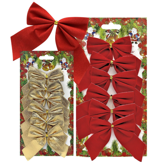 Φιόγκοι σετ=6τεμ 8cm (ΔΙΑΘΕΣΙΜΟ ΧΡΩΜΑ ΚΟΚΚΙΝΟ)