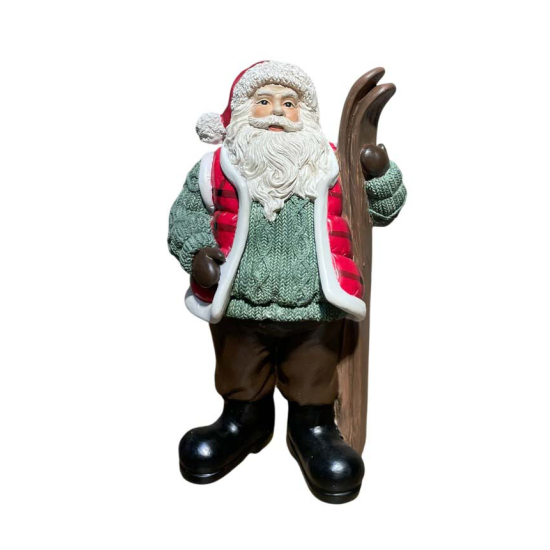 Άγιος Βασίλης Πολυρεζίν 15x11x25cm