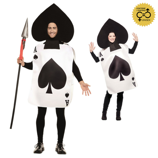 Στολή Μασκότ Ενηλίκων Τραπουλόχαρτο Μπαστούνι Large