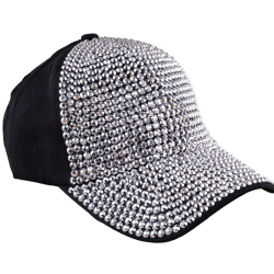 Καπέλο Disco Με Ασημί Strass