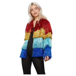Στολή Ενηλίκων Tinser Festival Jacket Rainbow (Large)