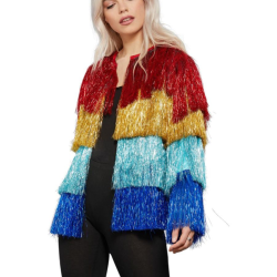 Στολή Ενηλίκων Tinser Festival Jacket Rainbow (Large)
