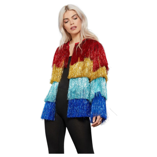 Στολή Ενηλίκων Tinser Festival Jacket Rainbow (Large)