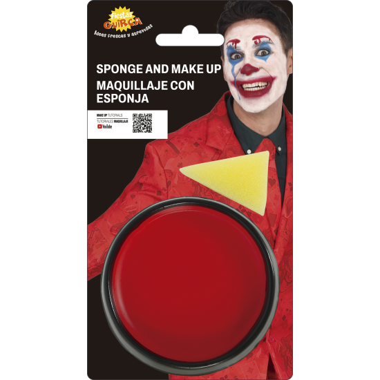 MAKE UP ΠΑΛΕΤΑ ΜΕ ΣΦΟΥΓΓΑΡΑΚΙ "ΚΟΚΚΙΝΟ"