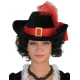 Καπέλο Μασκεταίρου Με Κόκκινο Φτερό