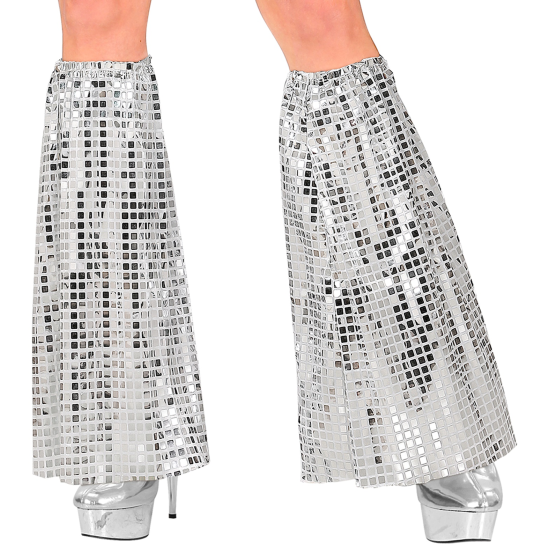 ΓΚΕΤΕΣ 70S DISCO STYLE SILVER LEG WARMERS