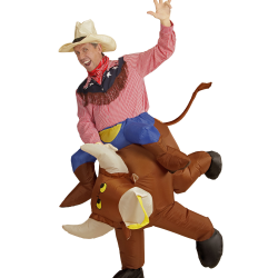 Στολή Μασκότ Ενηλίκων RAGING BULL" (airblown inflatable costume, hat)