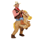 Στολή Μασκότ Ενηλίκων COWBOY ON HORSE (airblown inflatable costume, hat)