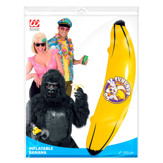 Φουσκωτή Μπανάνα Διακοσμητική 100εκ