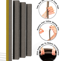 ΑΥΤΟΚΟΛΛΗΤΕΣ ΤΑΙΝΙΕΣ 4 SELF-ADHESIVE FOAM TAPES to fix loose fitting hats