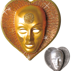 ΑΠΟΚΡΙΑΤΙΚΗ ΔΙΑΚΟΣΜΗΣΗ HEART MASK plastic - 2 colors